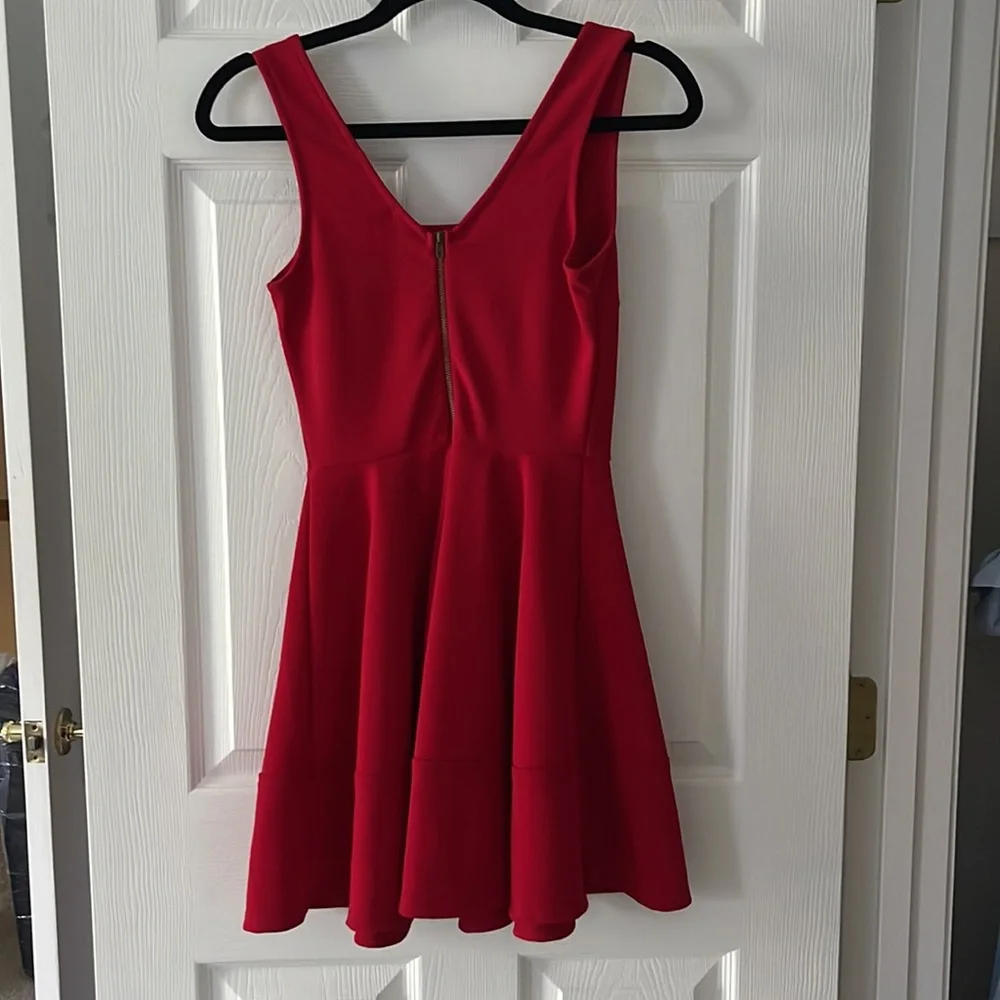 Lulus Red Cocktail Dress - Picture 2 of 3